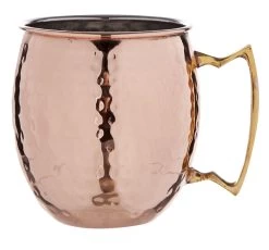 Cosy & Trendy Cocktailbeker Moscow Mule - Gehamerd Koper - 450 Ml
