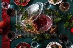 Sareva Ovenschaal Met Deksel - Hittebestendig Glas - Ovaal - 28 X 19 Cm / 4 Liter -Westmark Winkel Crumble in ovenschaal en vershoudbakjes 3