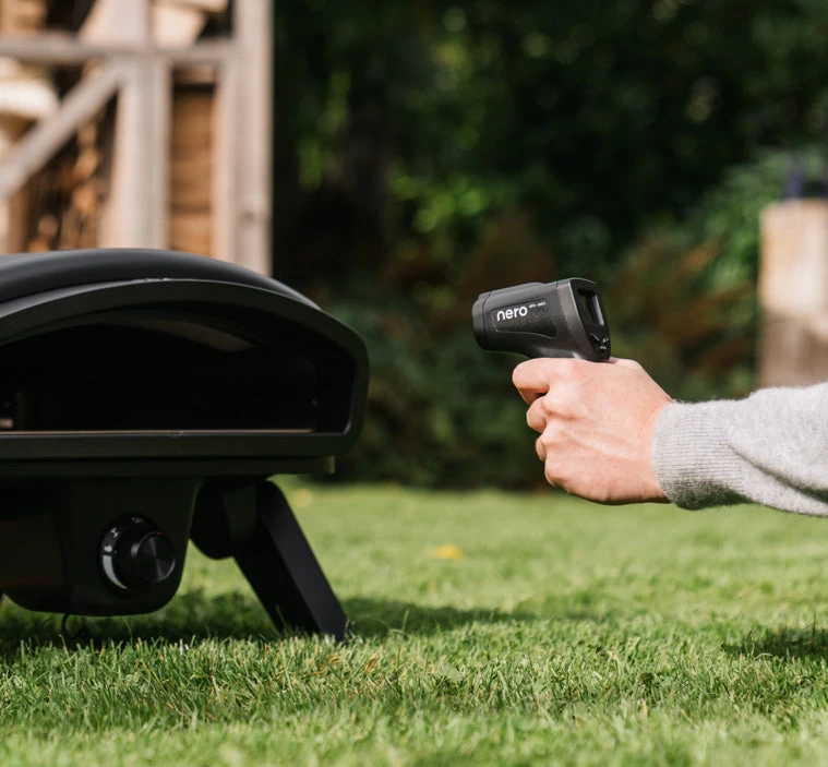 Nero Cooking Infrarood Laser Thermometer -50 ~ 550 °C Voor Pizza Ovens 4 Nero Cooking Infrarood Laser Thermometer -50 ~ 550 °C Voor Pizza Ovens - Afbeelding 2