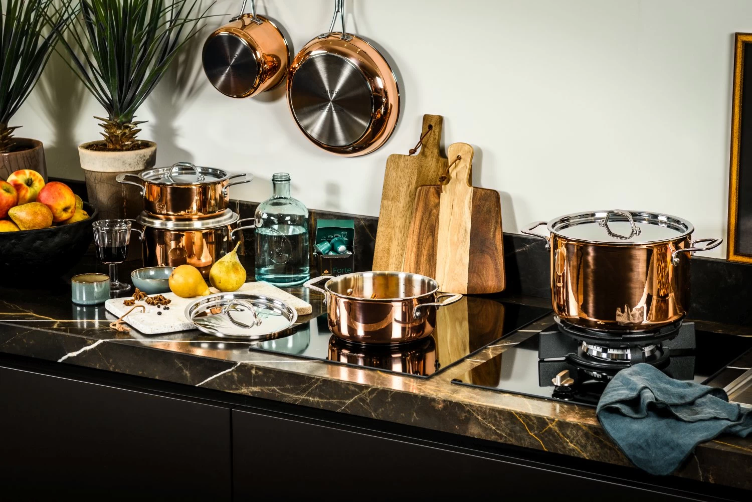 DUCQ Steelpan Met Deksel - Koper - ø 16 Cm / 1.5 Liter 8 DUCQ Steelpan Met Deksel - Koper - ø 16 Cm / 1.5 Liter - Afbeelding 6