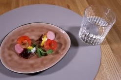 Jay Hill Placemats - Vegan Leer - Grijs / Blauw - Dubbelzijdig - ø 38 Cm - 6 Stuks -Westmark Winkel EP2A3112 1