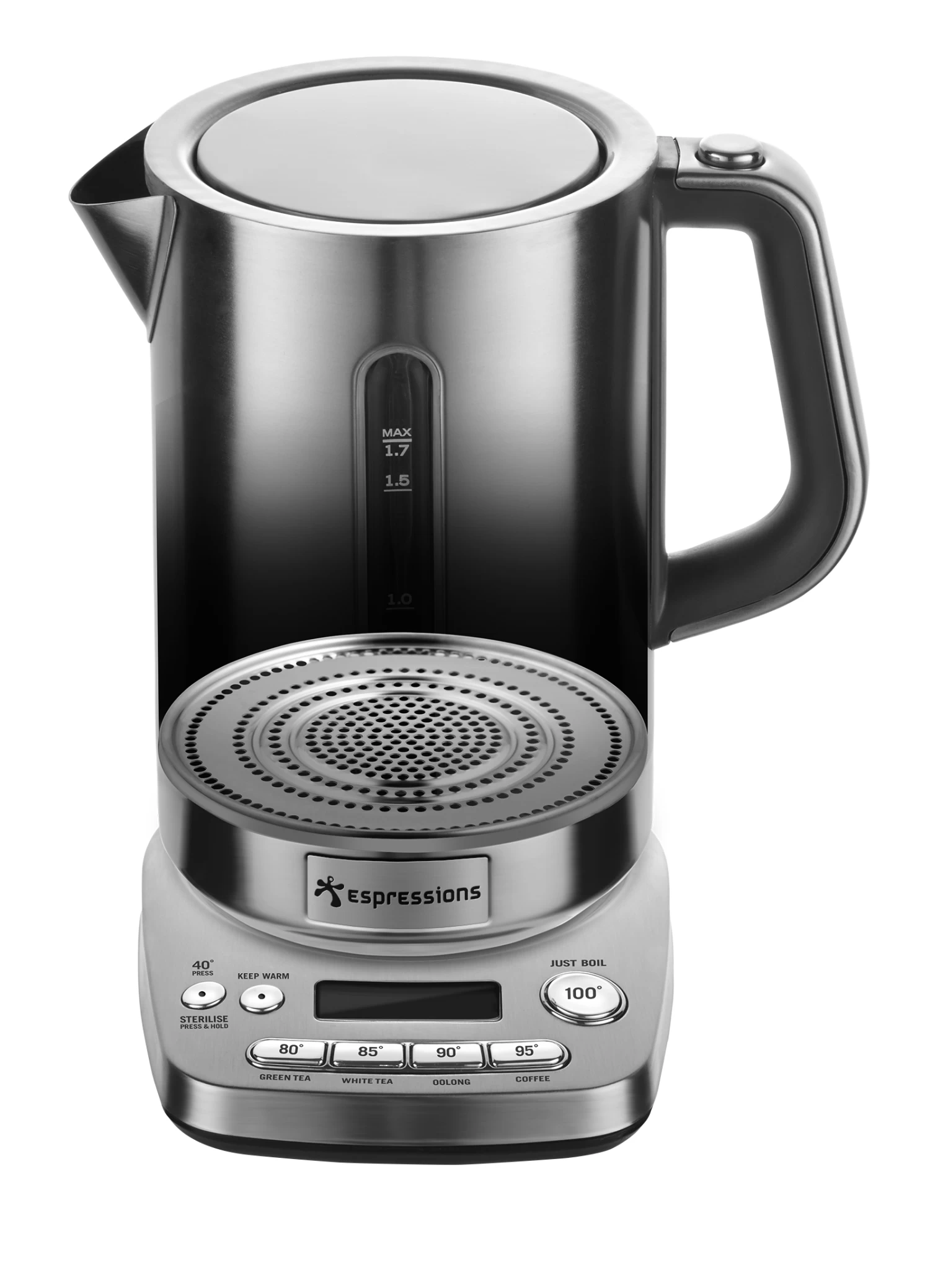 Espression Waterkoker Silent Smart Kettle - 1.7 Liter - EP9650 4 Espression Waterkoker Silent Smart Kettle - 1.7 Liter - EP9650 - Afbeelding 2