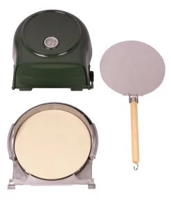 Fernus & Friends Pizza Oven - Voor Fornuis - Duck Green - Voor ø 26 Cm Pizza's -Westmark Winkel Fernus groen 3 delig 2