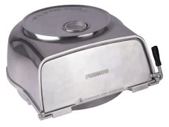 Fernus & Friends Pizza Oven - Voor Fornuis - Pure Polished Aluminium - Voor ø 26 Cm Pizza's -Westmark Winkel Fernus zilver 1