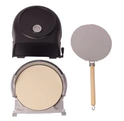 Fernus & Friends Pizza Oven - Voor Fornuis - Black Matted - Voor ø 26 Cm Pizza's 15 Fernus & Friends Pizza Oven - Voor Fornuis - Black Matted - Voor ø 26 Cm Pizza's -Westmark Winkel Fernus zwart 3 delig