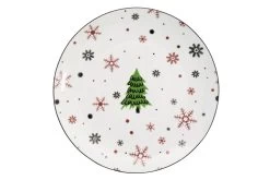 Studio Tavola Kerstservies - Porselein - Rood - 18-delig / 6 Personen -Westmark Winkel HIT Kerstservies Rood 02