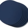 Jay Hill Placemats - Vegan Leer - Grijs / Blauw - Dubbelzijdig - ø 38 Cm - 6 Stuks -Westmark Winkel Jay Hill Placemats 12