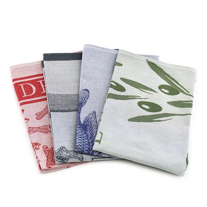 KOOK Theedoek Vintage Bestek Grijs 50 X 70 Cm 4 KOOK Theedoek Vintage Bestek Grijs 50 X 70 Cm - Afbeelding 2