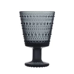 Iittala Glazen Kastehelmi - Donkergrijs - 260 Ml - 2 Stuks -Westmark Winkel Kastehelmi universal glass 26cl dark grey 2pcs 2