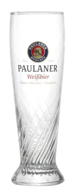 Paulaner Bierglas Weizen - 300 Ml -Westmark Winkel Klein leeg