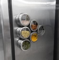 Blackwell Kruidenpotjes Magnetisch - Inclusief 9 Potjes - RVS -Westmark Winkel Kruidenpotjes 4