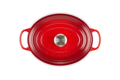 Le Creuset Braadpan Signature - Ovaal - Kersenrood - ø 33 Cm / 7.5 Liter -Westmark Winkel LC 20191021 HL PS FS 21178290602430 004 1