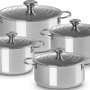 Le Creuset 4 Delige Pannenset Signature - RVS - Inductie - 4 Kookpannen - Inclusief Deksels 2 Le Creuset 4 Delige Pannenset Signature - RVS - Inductie - 4 Kookpannen - Inclusief Deksels -Westmark Winkel LC 20200722 HL PS FS 96605400000000 001