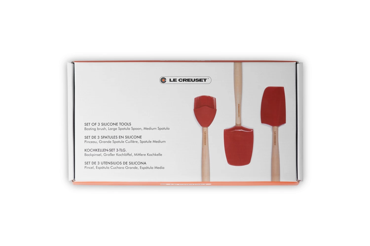 Le Creuset Spatelset - 3 Stuks - Premium - Kersenrood 5 Le Creuset Spatelset - 3 Stuks - Premium - Kersenrood - Afbeelding 3