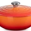 Le Creuset Braadpan Signature - Marmite - Oranjerood - ø 26 Cm / 4.1 Liter -Westmark Winkel LC 20231107 HL PS FS 21114260900430 001