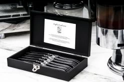 Laguiole Style De Vie Steakvorken Luxury Line Zwart Ebbenhout 6 Stuks -Westmark Winkel Laguiole Luxury line steakmessen zwart ebbenhout sf gr 15 1