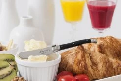 Laguiole Style De Vie Botermessen Zwart - 4 Stuks 6 Laguiole Style De Vie Botermessen Zwart - 4 Stuks -Westmark Winkel Laguiole botermes Zwart kl 2 1