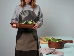 ASA Selection Keukenschort PVC Bruin 90 X 82 Cm -Westmark Winkel Lederschuerze braun