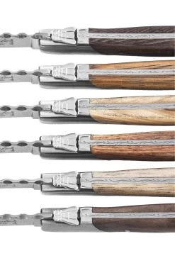 Laguiole Style De Vie Steakmessen Luxury Line 6 Stuks -Westmark Winkel Luxury Line gemengd hout pr 1 3 gr