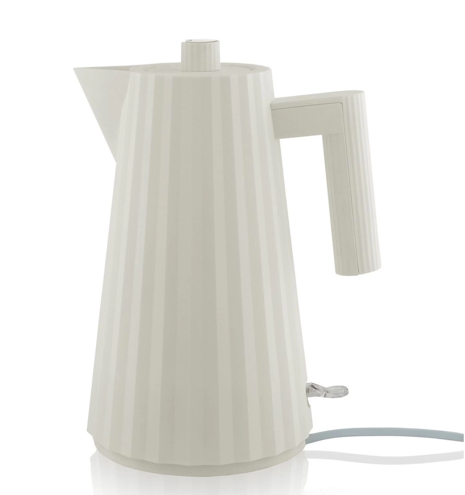 Alessi Waterkoker Plissé - Droogkookbeveiliging - Wit - Michele De Lucchi - 1.7 Liter - MDL06 W 5 Alessi Waterkoker Plissé - Droogkookbeveiliging - Wit - Michele De Lucchi - 1.7 Liter - MDL06 W - Afbeelding 3