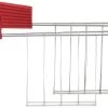 Alessi Tostiklemmen Voor Broodrooster Plissé - Rood - Michele De Lucchi - MDL08RA R -Westmark Winkel MDL08 RACK R A4 3500pxl