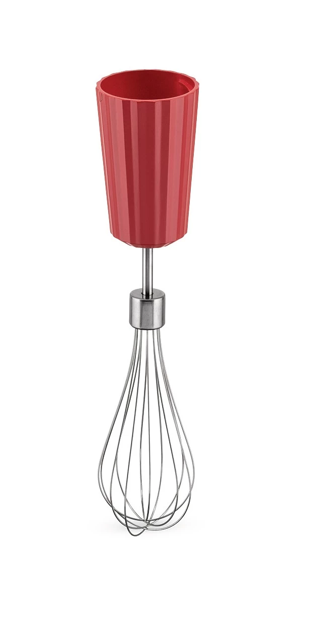 Alessi Staafmixer Set Plissé - Rood - Michele De Lucchi - MDL10S R 7 Alessi Staafmixer Set Plissé - Rood - Michele De Lucchi - MDL10S R - Afbeelding 5