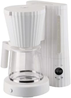 Alessi Filter-koffiezetapparaat Plissé - 1.5 Liter - Wit - Michele De Lucchi - MDL14 W