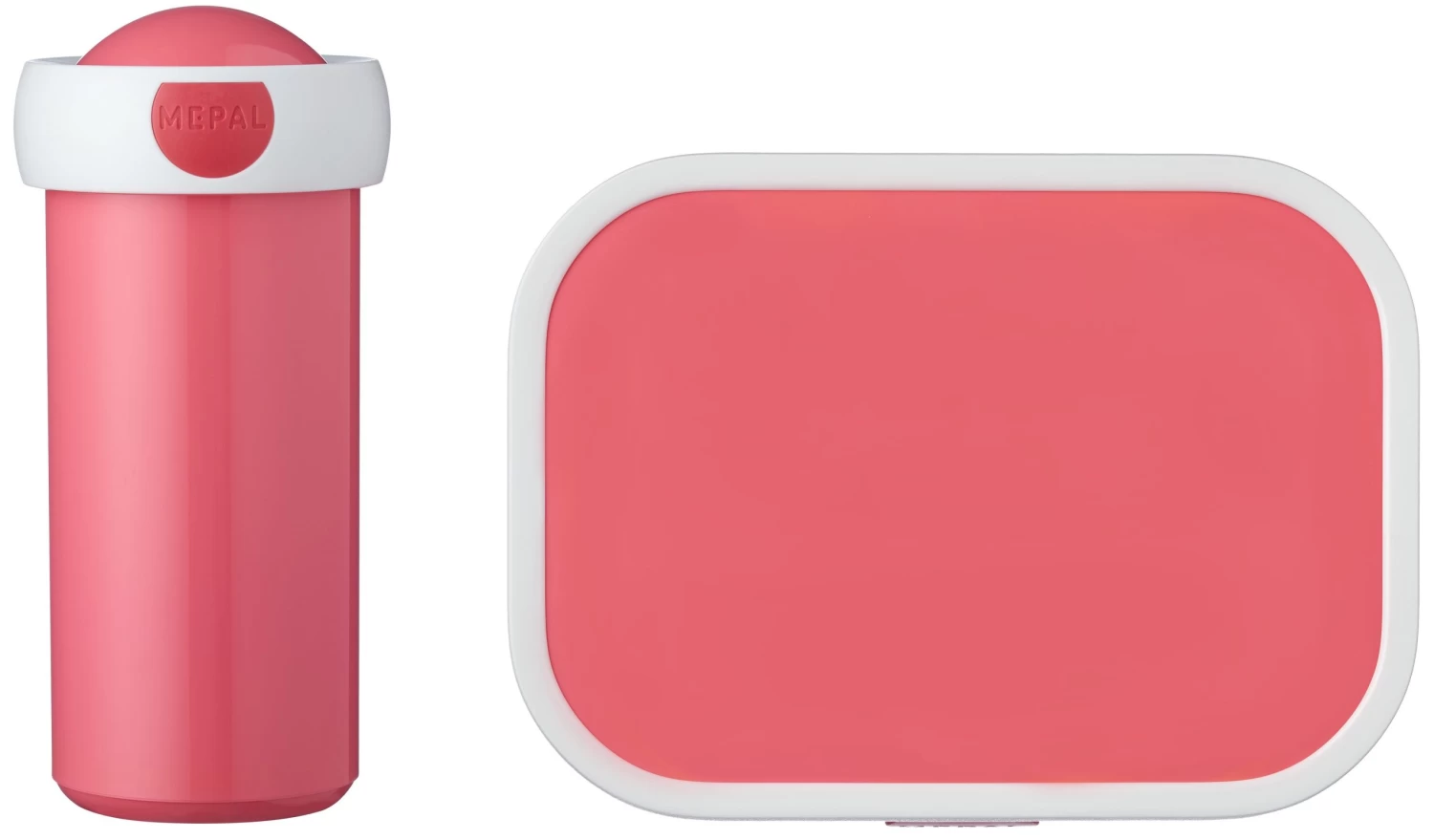 Mepal Lunchset (Schoolbeker & Lunchbox) Campus Roze 3 Mepal Lunchset (Schoolbeker & Lunchbox) Campus Roze