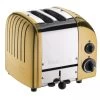 Dualit Broodrooster NewGen - Extra Brede Sleuven - Messing - D27391 -Westmark Winkel NewGen 2slot 3Q Brass printRGB 5e70ebf2ae20c2.73524990