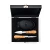 Laguiole Style De Vie Oestermessen Met Oesterhouder Luxury Line Olijfhout -Westmark Winkel OesterOliveGift