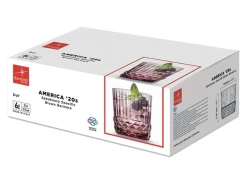 Bormioli Rocco Cocktailglazen / Whiskey Glazen / Waterglazen America 20's - Lilac Rose - 370 Ml - 6 Stuks -Westmark Winkel Productafbeeldingen CL 2022 12 09T140925.997