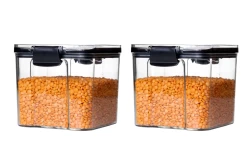 Sareva Voorraadpot - Kunststof - 700 Ml - 2 Stuks