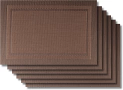 Jay Hill Placemats - Metal Brown - 45 X 31 Cm - 6 Stuks