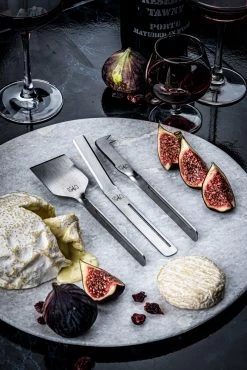 Laguiole Style De Vie Kaasmes En Botermes Zilver - 6 Stuks -Westmark Winkel SDVCheese6Steel 1