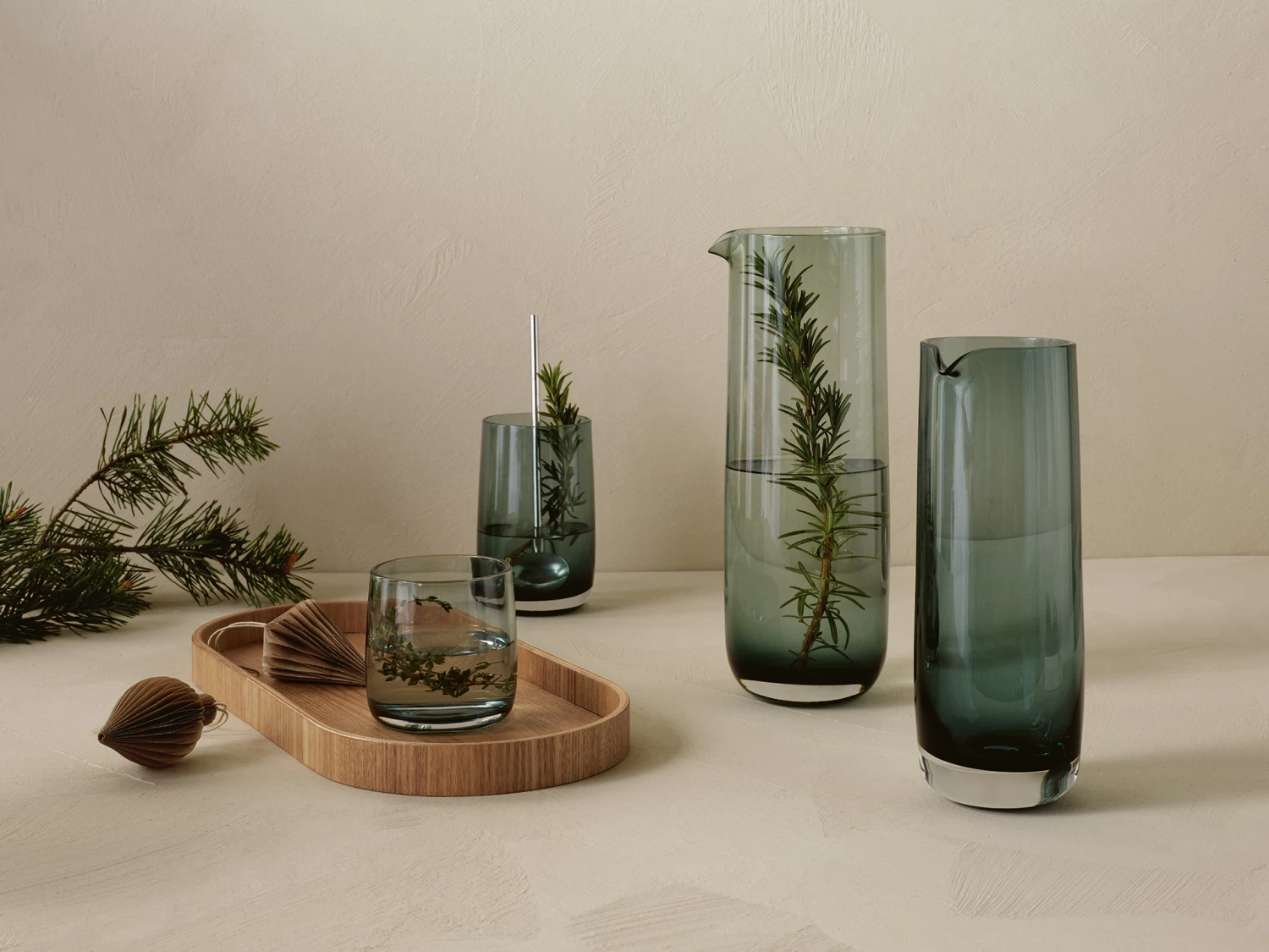 ASA Selection Karaf Sarabi - Groen - 1.2 Liter 4 ASA Selection Karaf Sarabi - Groen - 1.2 Liter - Afbeelding 2