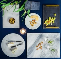 Jay Hill Snijplank / Serveerplank / Borrelplank Marmer - Grijs - ø 30 Cm 10 Jay Hill Snijplank / Serveerplank / Borrelplank Marmer - Grijs - ø 30 Cm -Westmark Winkel Serveerplank Grijs 6 2 2