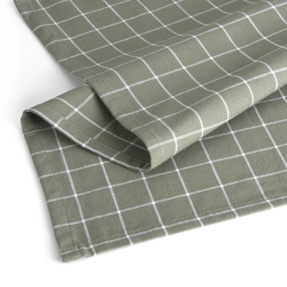 Walra Keukendoeken Set Cubes Uni, Stripes & Blocks Legergroen 50 X 70 Cm - 3 Stuks 4 Walra Keukendoeken Set Cubes Uni, Stripes & Blocks Legergroen 50 X 70 Cm - 3 Stuks - Afbeelding 2