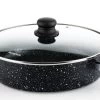 Westinghouse Hapjespan Black Marble - ø 28 Cm / 4.5 Liter - Standaard Anti-aanbaklaag -Westmark Winkel WCCC0009L28MBB 1