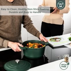 Westinghouse Braadpan Performance - Gracious Green - ø 28 Cm / 6.7 Liter 16 Westinghouse Braadpan Performance - Gracious Green - ø 28 Cm / 6.7 Liter -Westmark Winkel WCCC0095024SG 4 1