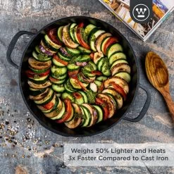 Westinghouse Hapjespan Performance - Blissful Black - ø 28 Cm / 4.1 Liter - Standaard Anti-aanbaklaag 17 Westinghouse Hapjespan Performance - Blissful Black - ø 28 Cm / 4.1 Liter - Standaard Anti-aanbaklaag -Westmark Winkel WCCC0095L28BK 2