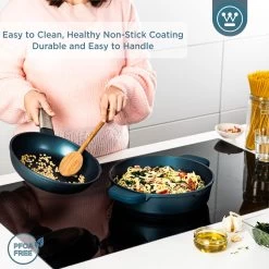 Westinghouse Hapjespan Performance - Bravery Blue - ø 32 Cm / 5.8 Liter - Standaard Anti-aanbaklaag 15 Westinghouse Hapjespan Performance - Bravery Blue - ø 32 Cm / 5.8 Liter - Standaard Anti-aanbaklaag -Westmark Winkel WCCC0095L28BL 4 1