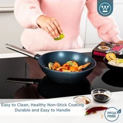 Westinghouse Wokpan Performance - Bravery Blue - ø 28 Cm - Standaard Anti-aanbaklaag 27 Westinghouse Wokpan Performance - Bravery Blue - ø 28 Cm - Standaard Anti-aanbaklaag -Westmark Winkel WCCW0095028BL 4