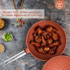 Westinghouse Wokpan Performance - Rebel Red - ø 28 Cm - Standaard Anti-aanbaklaag -Westmark Winkel WCCW0095028OR 2