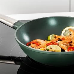 Westinghouse Wokpan Performance - Gracious Green - ø 28 Cm - Standaard Anti-aanbaklaag 26 Westinghouse Wokpan Performance - Gracious Green - ø 28 Cm - Standaard Anti-aanbaklaag -Westmark Winkel WCCW0095028SG 12 1