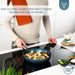 Westinghouse Koekenpan Performance - Bravery Blue - ø 24 Cm - Standaard Anti-aanbaklaag -Westmark Winkel WCFP0095024BL 4