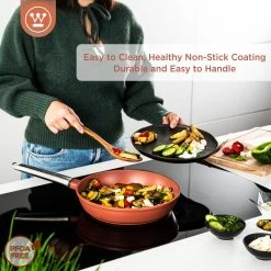 Westinghouse Koekenpan Performance - Rebel Red - ø 28 Cm - Standaard Anti-aanbaklaag 13 Westinghouse Koekenpan Performance - Rebel Red - ø 28 Cm - Standaard Anti-aanbaklaag -Westmark Winkel WCFP0095024OR 4 1