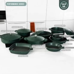 Westinghouse Koekenpan Performance - Gracious Green - ø 28 Cm - Standaard Anti-aanbaklaag -Westmark Winkel WCFP0095024SG 6 1