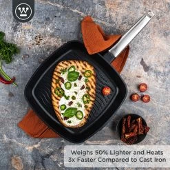 Westinghouse Grillpan Performance - Blissful Black - 28 X 28 Cm - Standaard Anti-aanbaklaag 18 Westinghouse Grillpan Performance - Blissful Black - 28 X 28 Cm - Standaard Anti-aanbaklaag -Westmark Winkel WCFP0095G28BK 2