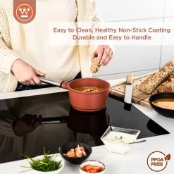 Westinghouse Steelpan Performance - Rebel Red - ø 18 Cm / 1.9 Liter -Westmark Winkel WCSP0095N18OR 4