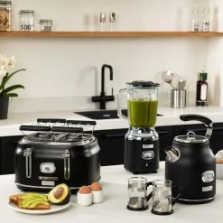 Westinghouse Blender Retro Collections - Liquorice Black - 1.5 Liter - WKBE221BK -Westmark Winkel WKBE221BK Retro Table Blender 5